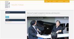 Desktop Screenshot of harrykimtrumpet.com